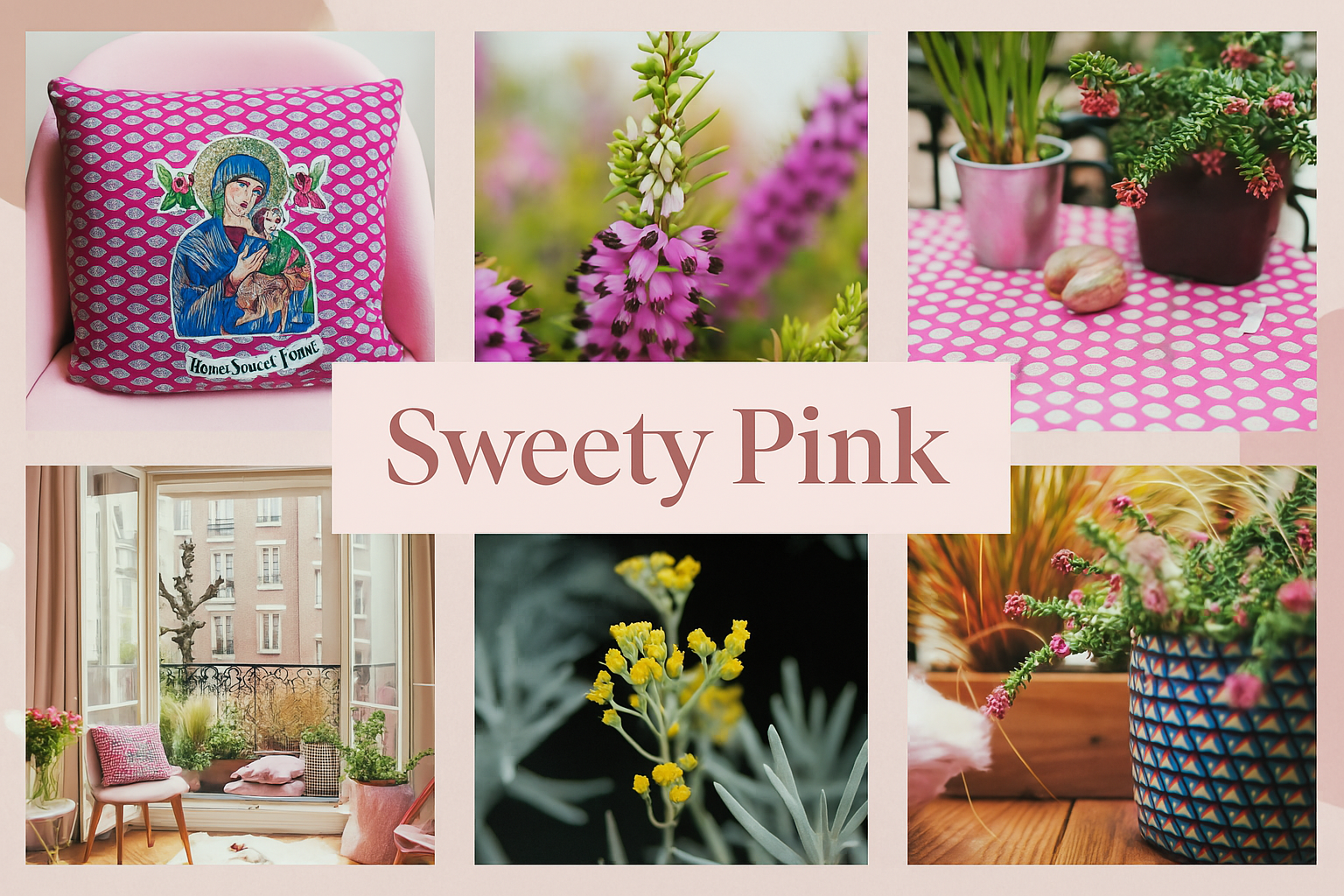 ambiance sweety pink balcon soleil