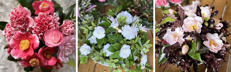 bouquets camelias